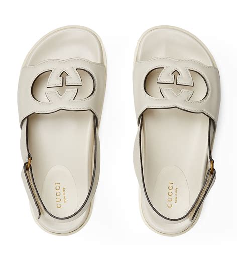 gucci trekking sandals|authentic Gucci sandals women.